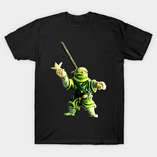 Green Ninja T-Shirt by martinspixs